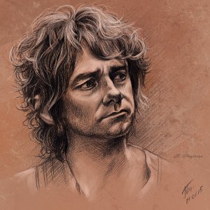 Bilbo Art by Deviant Artist Duh22